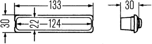 Εσωτερικός Φωτισμός 12V 24V Mercedes Benz 100 Box (631) HELLA 2JA001357002 - Image 2