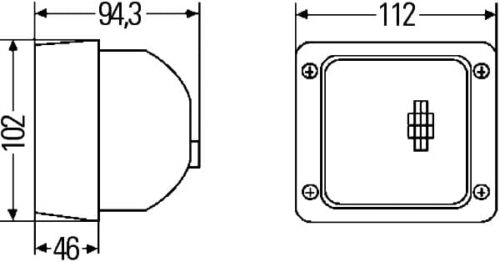 Προβολέας Εργασίας Ultra Beam 12V HELLA 1GA007506187 - Image 2