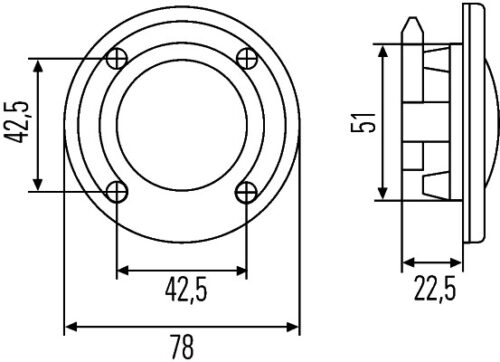 Διακόπτης Push Control 24V HELLA 6EJ996067621 - Image 2