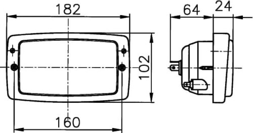 Προβολέας Εργασίας Modul 6213 24V HELLA 1GD996018587 - Image 2