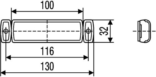 Φανάρι Όγκου LED 12V HELLA 2PS011422057 - Image 2