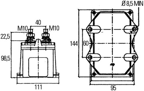 Διακόπτης Μπαταρίας 24V HELLA 6EK008776011 - Image 2