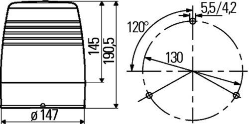 Φάρος Προβολέας KL JuniorPlus 12V Μπλέ HELLA 2RL008965031 - Image 2