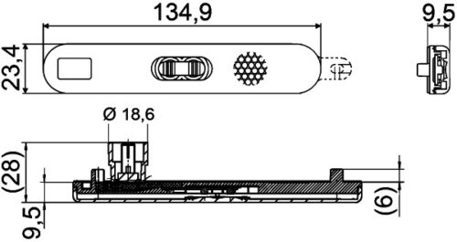 Φως Θέσης LED 12V HELLA 2PF009226091 - Image 2
