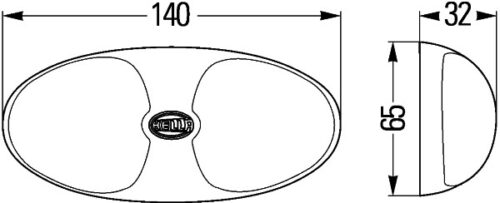 Εσωτερικός Φωτισμός DuraLED 12V LED 12V HELLA 2JA959700102 - Image 2