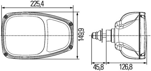 Φανάρι Combi 220 12V HELLA 1EE996174287 - Image 2