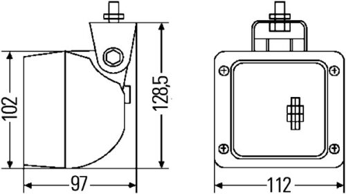 Προβολέας Εργασίας Ultra Beam 24V HELLA 1GA007506547 - Image 2