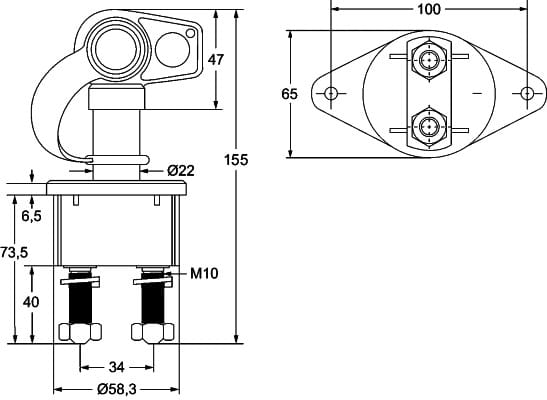 Διακόπτης Μπαταρίας HELLA 6EK002843187