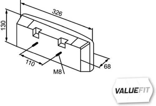 Φανάρι Θέσης Πίσω Λάμπα 12V 24V HELLA VALUEFIT 2SD357031001 - Image 2