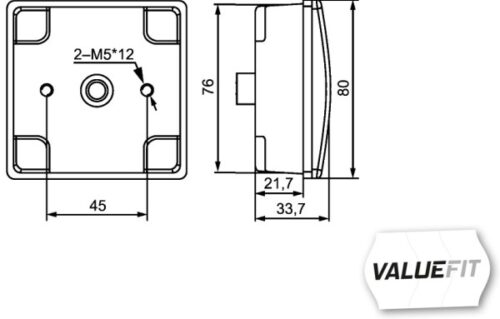 Φανάρι Θέσης Πίσω LED 12V HELLA VALUEFIT 2SB357029011 - Image 2