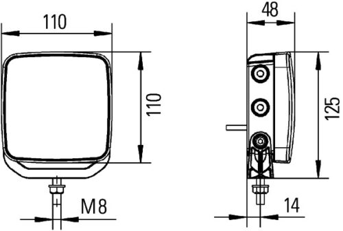 Reverse Light LED-Reverse - Repulse 12/24V HELLA 2ZR012456037 - Image 3