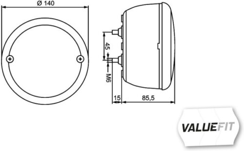 Φανάρι Θέσης Πίσω LED 12V 24V HELLA VALUEFIT 2SB357026211 - Image 2