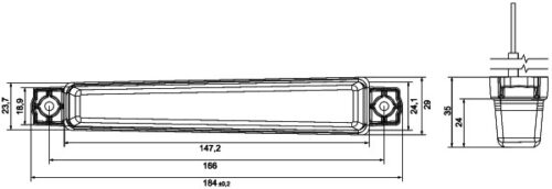 Position Light - LED 24V HELLA 2PF012846601 - Image 2