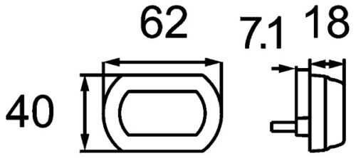 Φως Θέσης Tech LED 12V 24V HELLA 2PF013323221 - Image 3