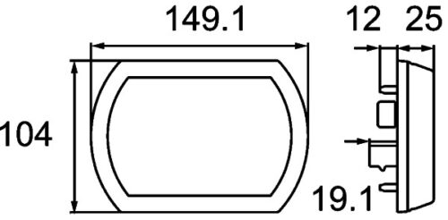 Φανάρι Πίσω Ομίχλης Tech LED 12V 24V HELLA 2NE013344001 - Image 3