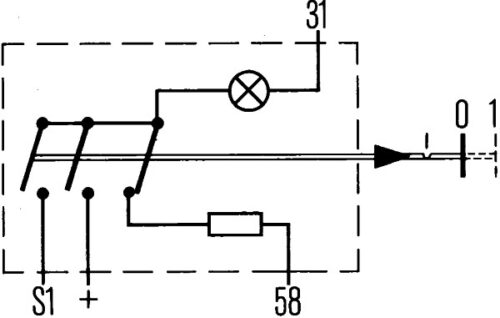 Διακόπτης Push Control 12V Αριθμός Pin: 4 HELLA 6EF003916061 - Image 3