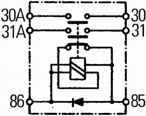 Διακόπτης Μπαταρίας 24V HELLA 6EK008776011 - Image 3