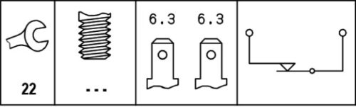 Βαλβίδα Stop 12V Daewoo Matiz (M100M150) HELLA 6DF003263071 - Image 2