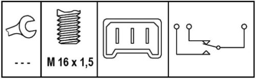 Βαλβίδα Stop 12V Renault Scénic I Mpv (JA0 1_FA0_) HELLA 6DD008622631 - Image 2