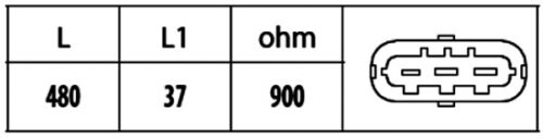 Αισθητήρας Στροφών 12V Fiat Stilo Multi Wagon (192_) HELLA 6PU009146461 - Image 2
