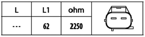 Αισθητήρας Στροφών 12V Toyota Aygo (_B1_) HELLA 6PU009146551 - Image 2