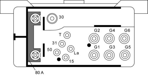 Μονάδα ελέγχου 12V 12V pin Mercedes Benz Saloon (W124) HELLA 4RV008188071 - Image 3