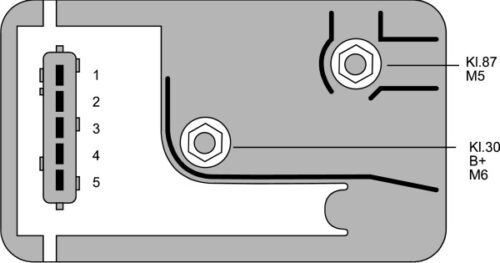 Μονάδα ελέγχου 12V Peugeot 306 Hatchback (7A7CN3N5) HELLA 4RV008188271 - Image 2
