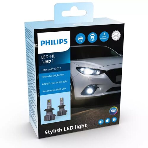 11972U3022X2 PHILIPS LED H7 12 24V Ultinon Pro3022