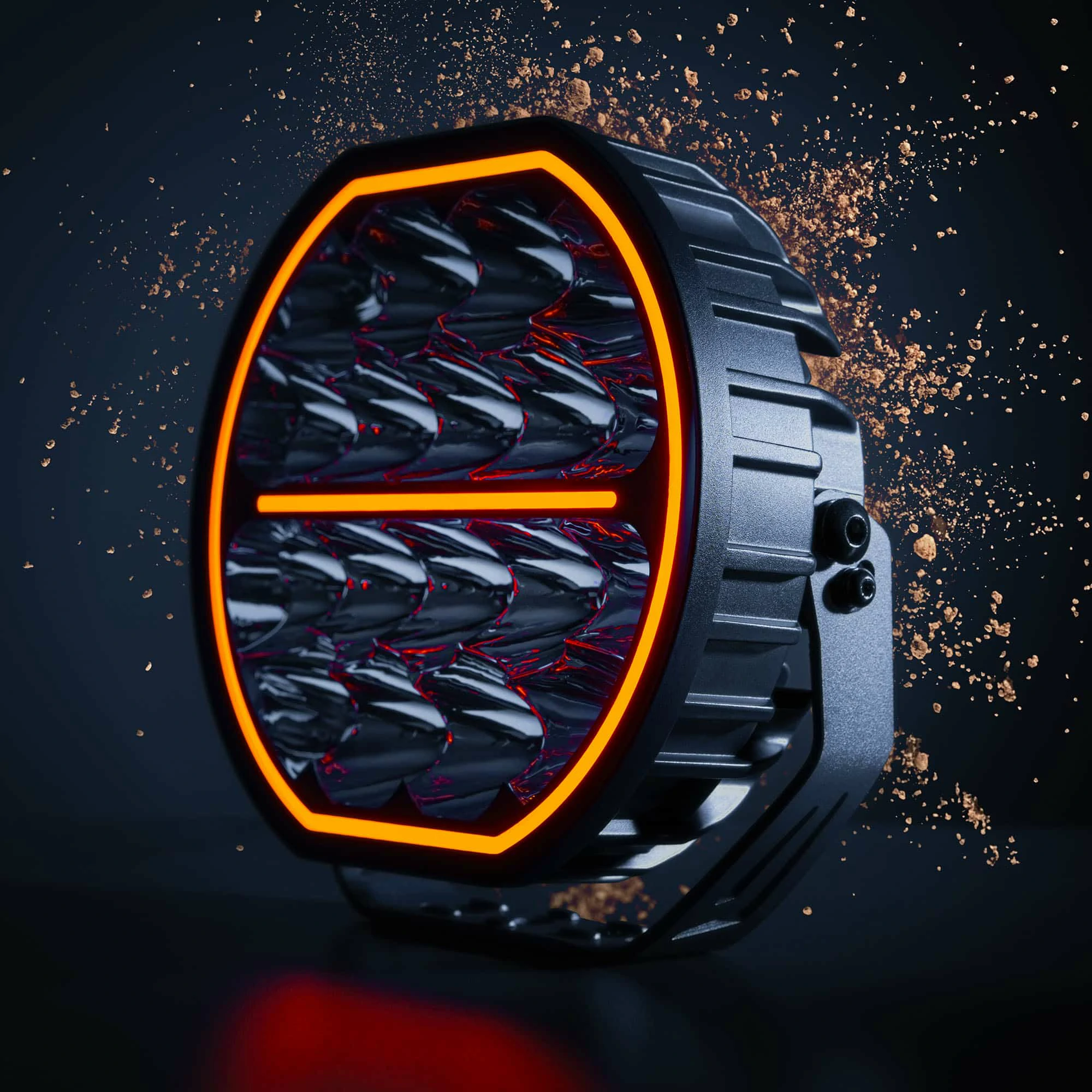 Προβολέας Big Energy 9" 10700 Lumens Extended Beam Strands