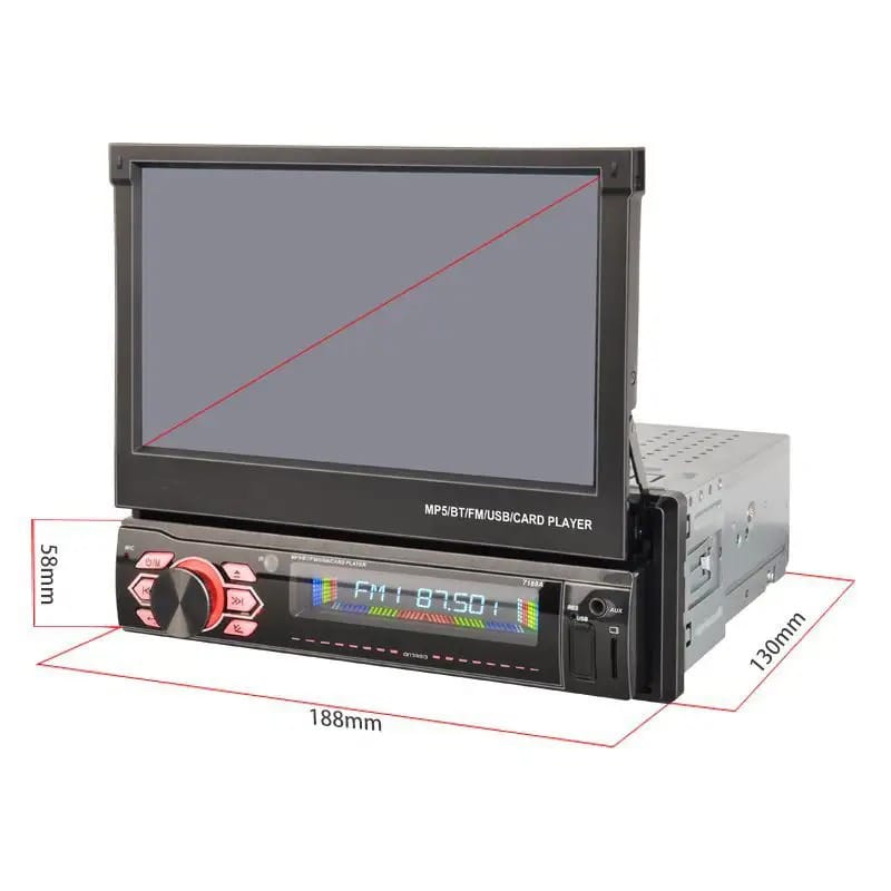 CP 7188A 1 din Οθονη radio usb | carvibe