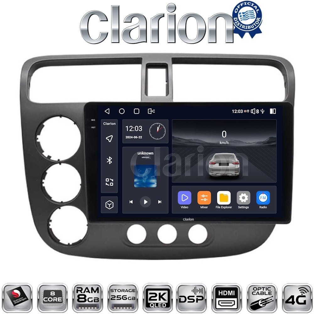 Οθόνη Multimedia (OEM Screen) για Honda