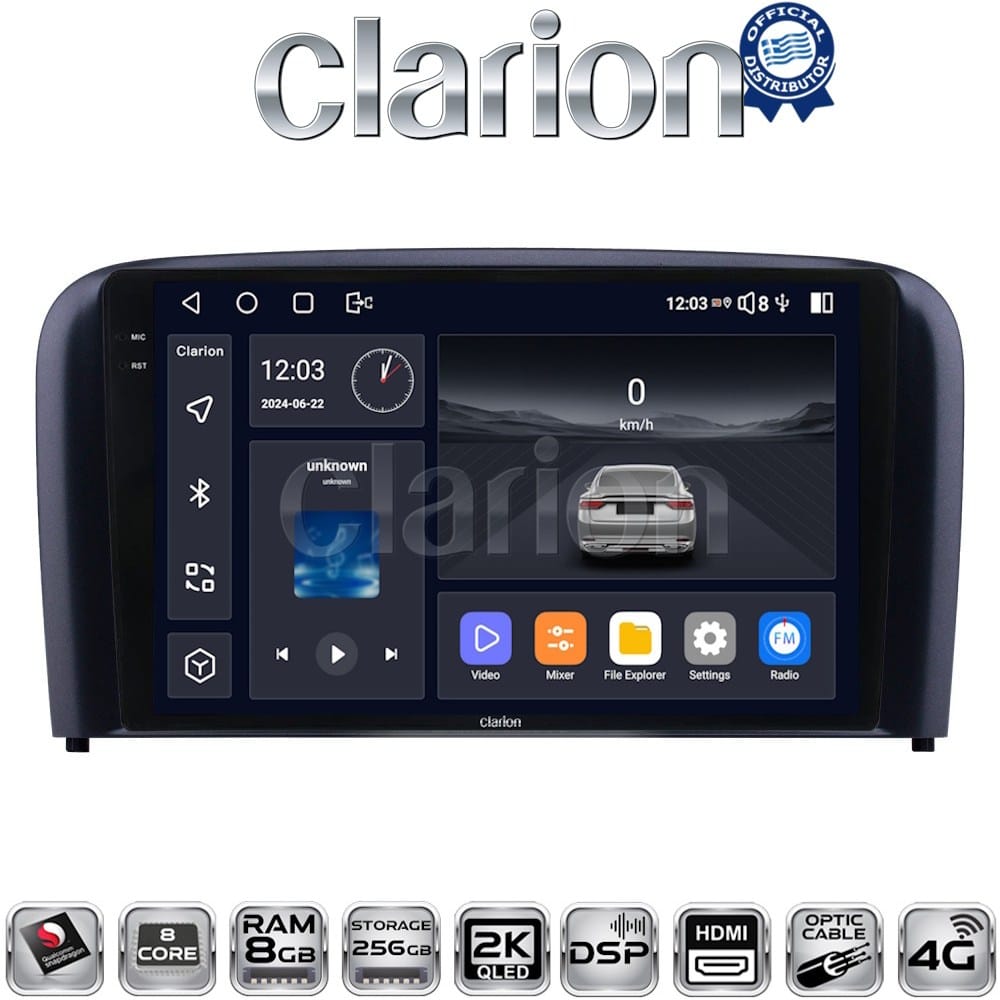 Οθόνη Multimedia (OEM Screen) για Volvo S80