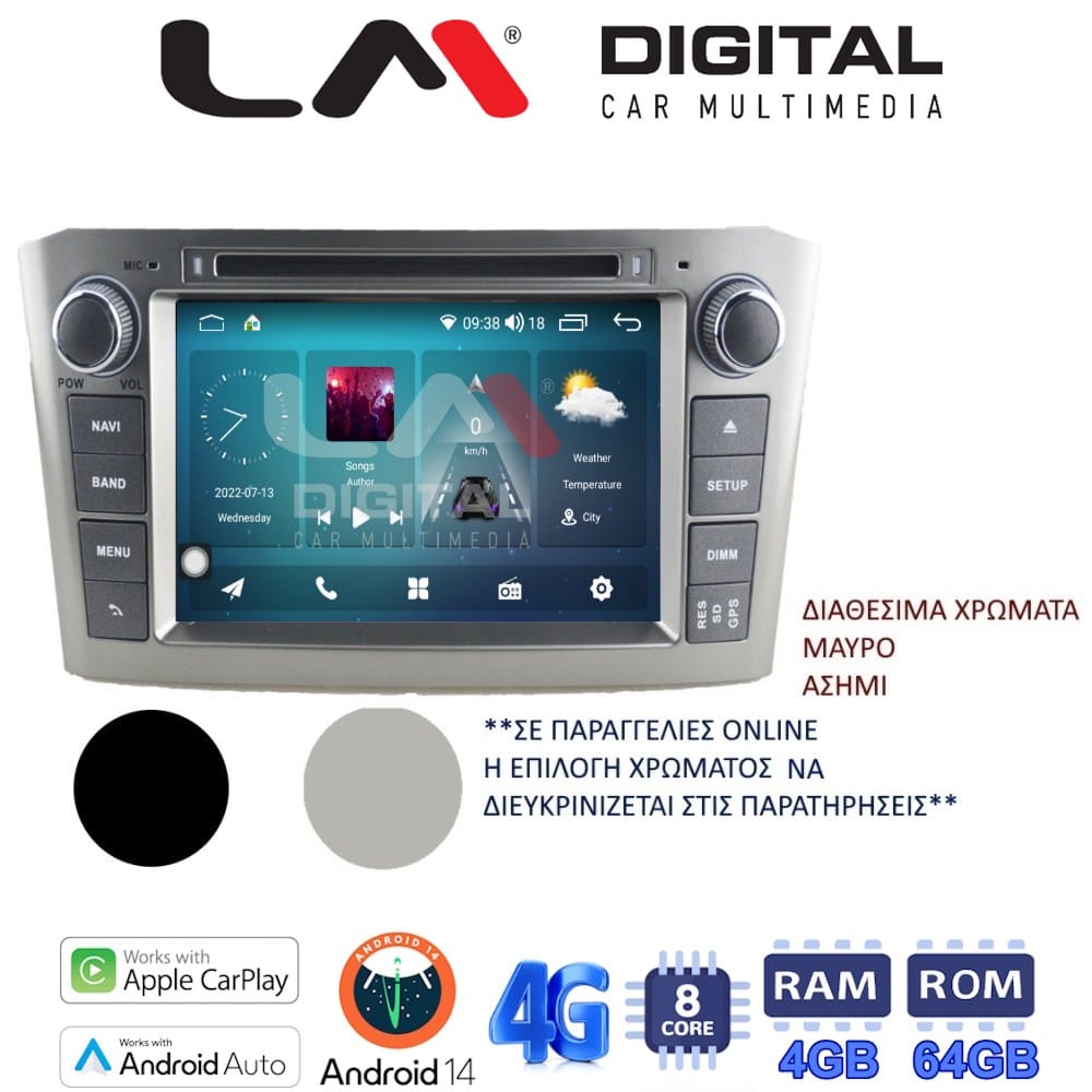 Οθόνη Multimedia (OEM Screen) για Toyota T25