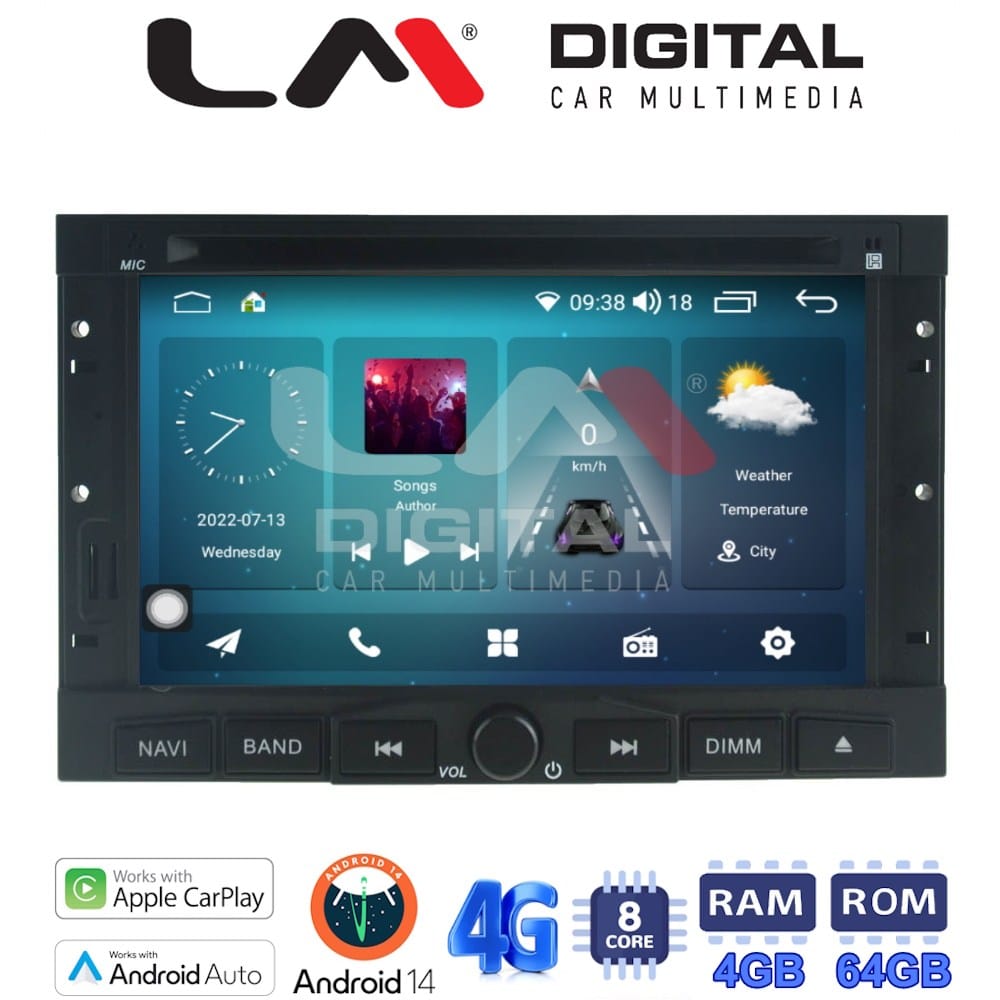 Οθόνη Multimedia (OEM Screen) για Peugeot