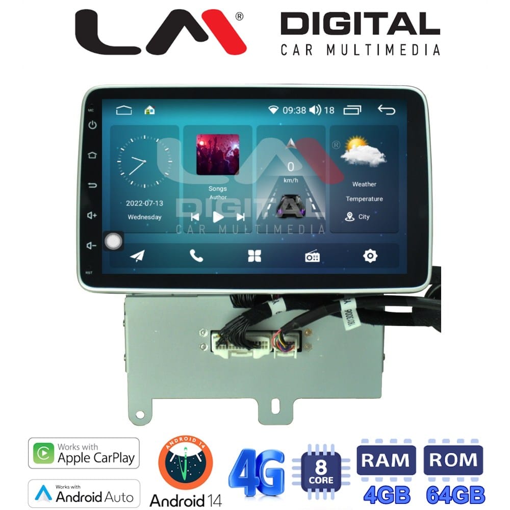 Οθόνη Multimedia (OEM Screen) για Fiat