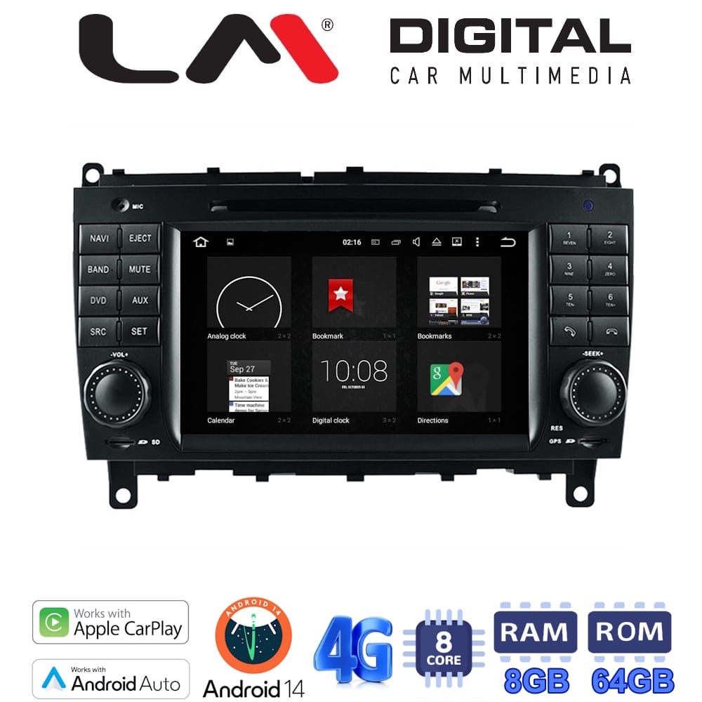 Οθόνη Multimedia (OEM Screen) για Mercedes W209 W219