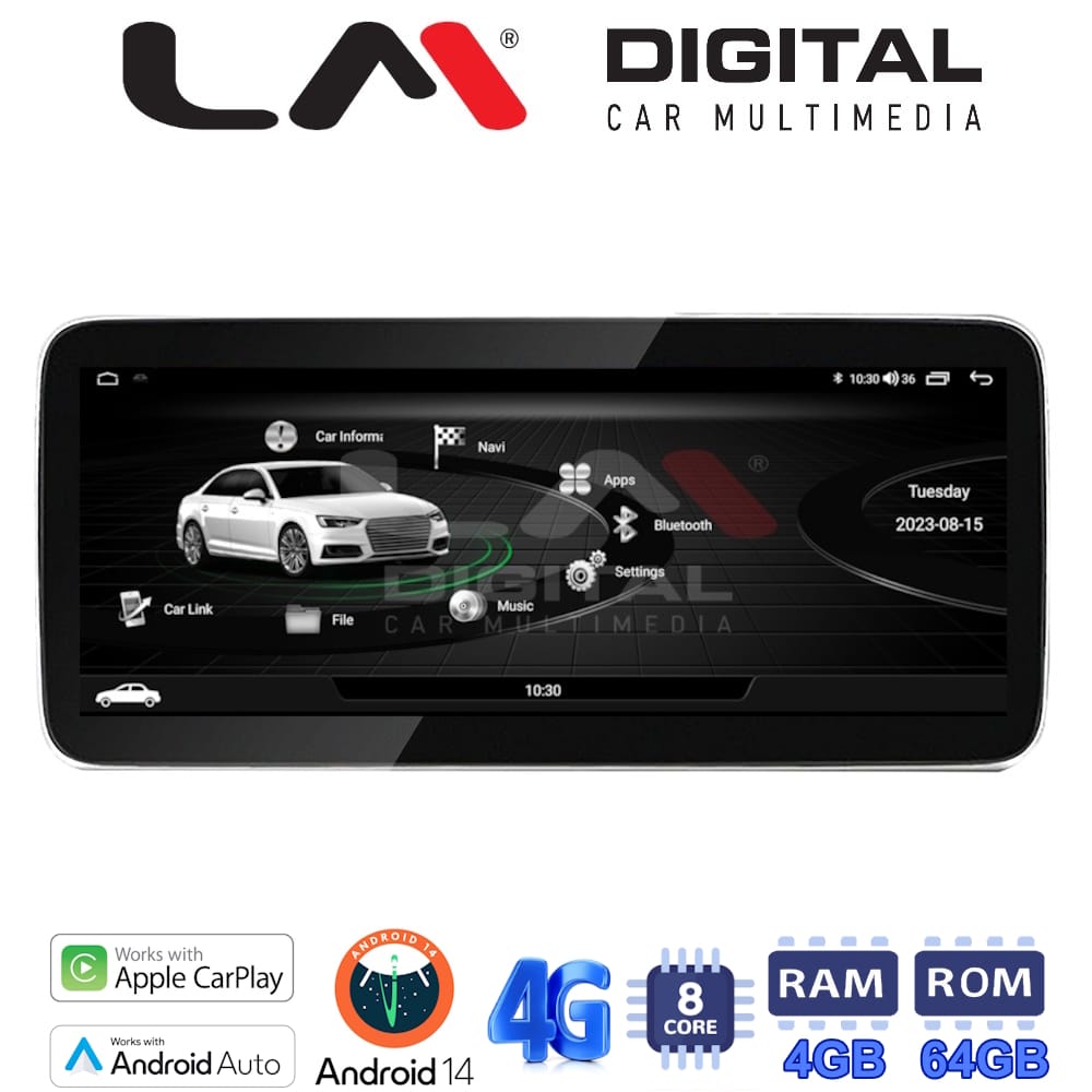 Οθόνη Multimedia (OEM Screen) για Audi A4