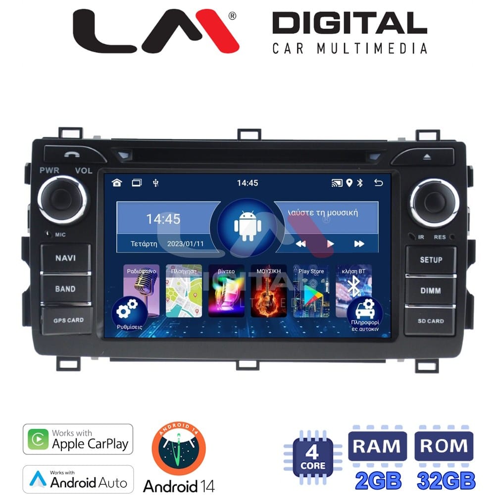 Οθόνη Multimedia (OEM Screen) για Toyota