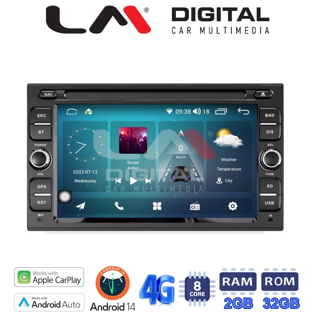 Οθόνη Multimedia (OEM Screen) για Nissan D40 NV200