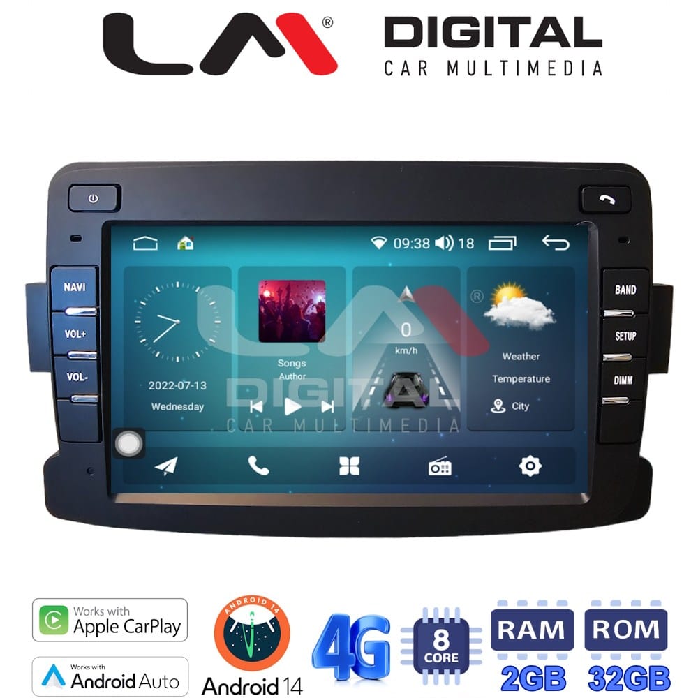 Οθόνη Multimedia (OEM Screen) για Renault