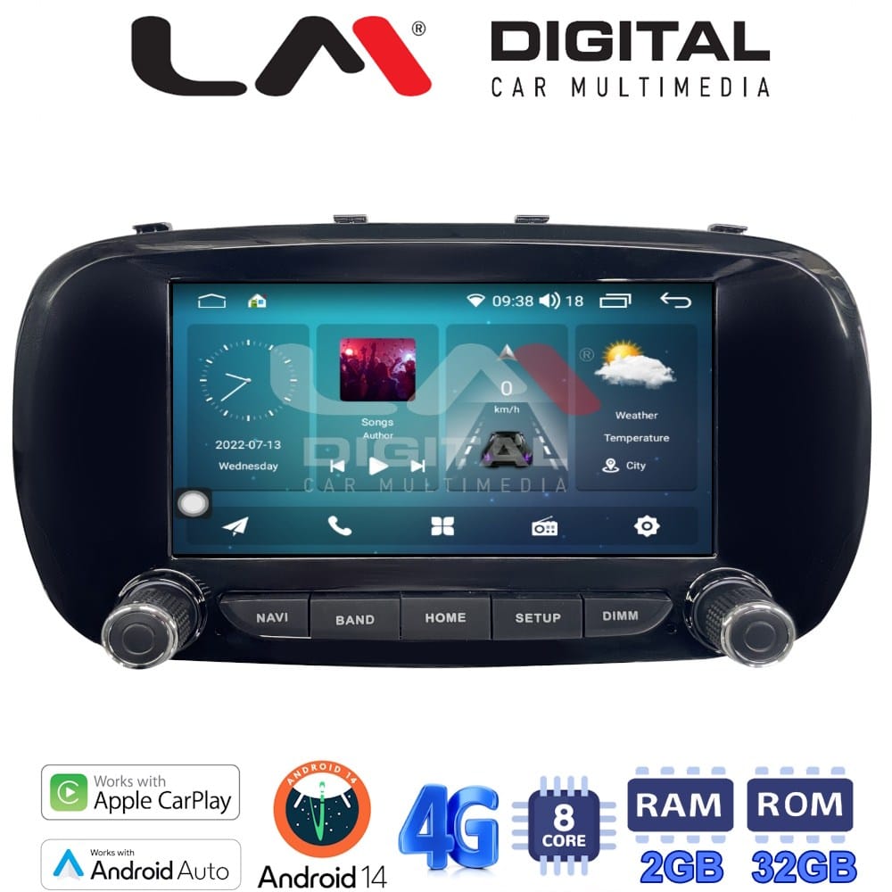 Οθόνη Multimedia (OEM Screen) για Fiat AN12 – OEM Screen
