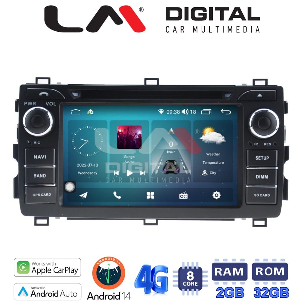 Οθόνη Multimedia (OEM Screen) για Toyota