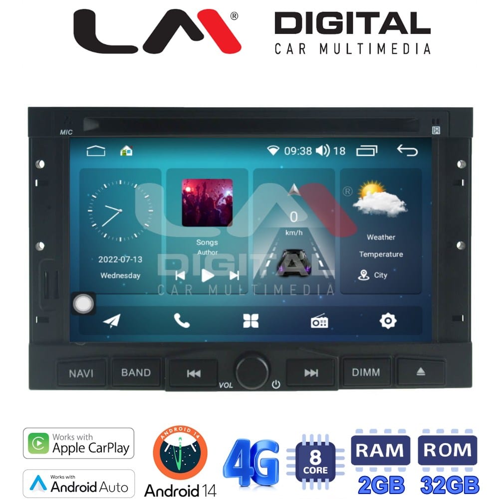 Οθόνη Multimedia (OEM Screen) για Peugeot