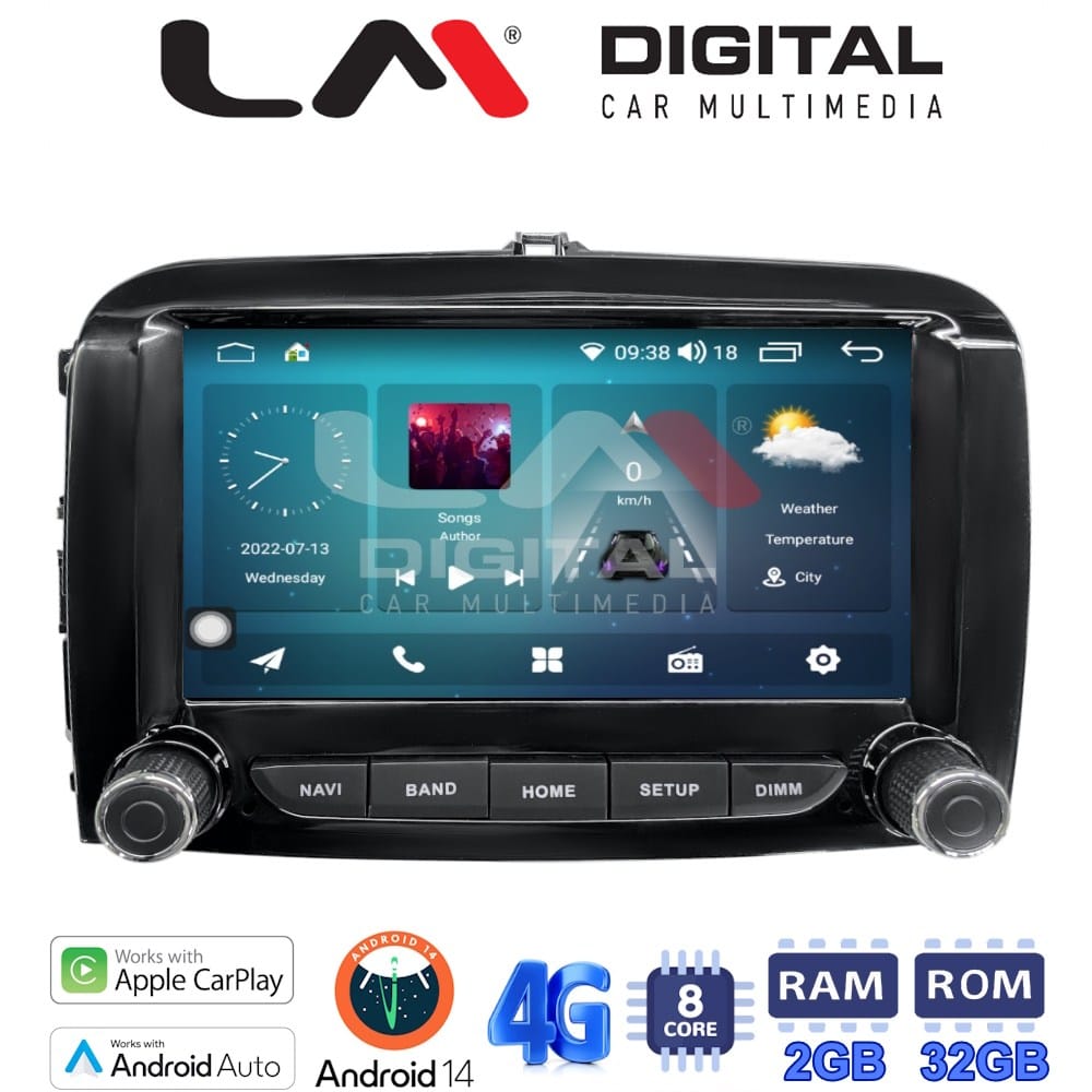 Οθόνη Multimedia (OEM Screen) για Fiat AN12 – OEM Screen