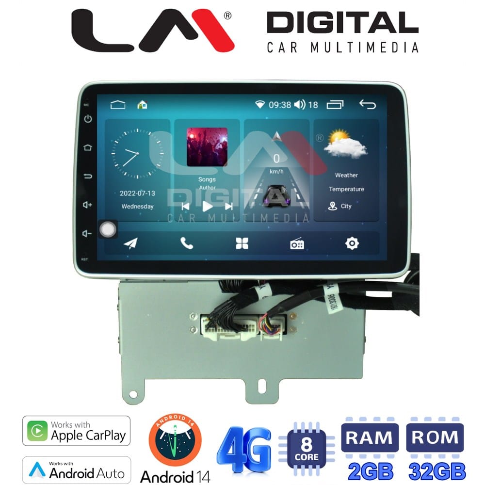 Οθόνη Multimedia (OEM Screen) για Fiat