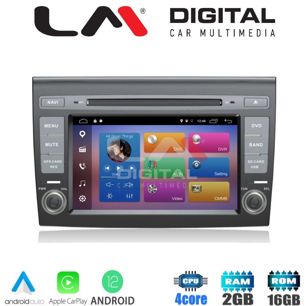 Οθόνη Multimedia (OEM Screen) για Fiat