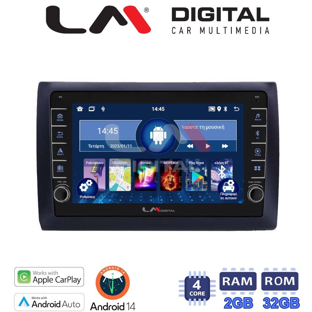 Οθόνη Multimedia (OEM Screen) για Fiat – OEM Screen