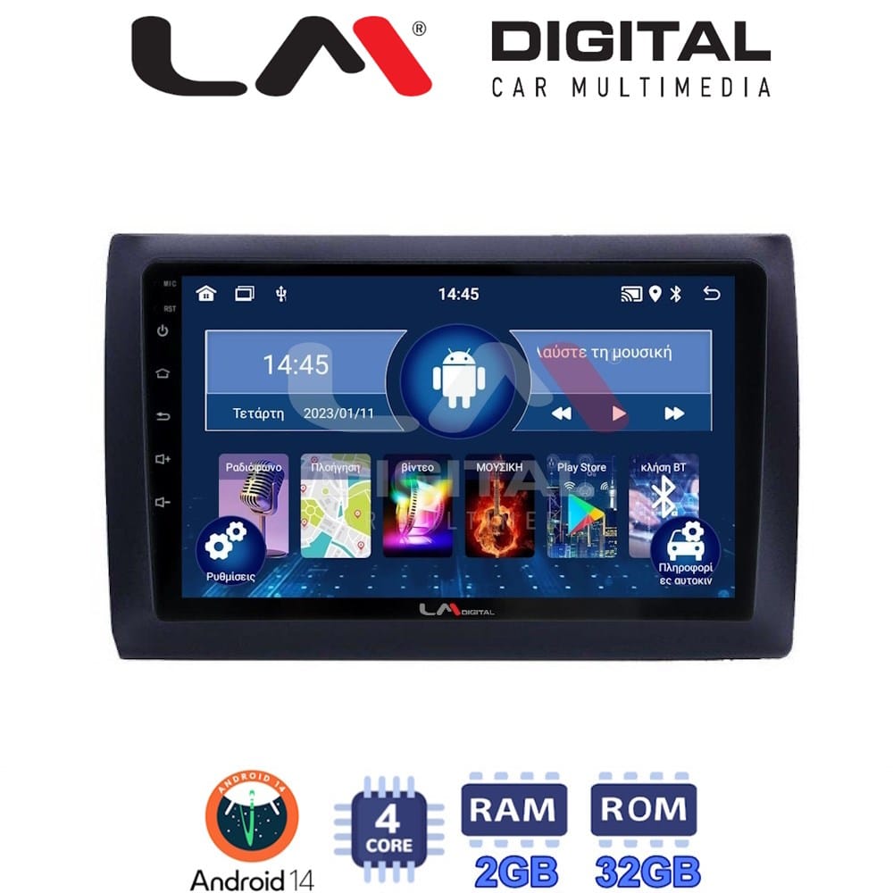 Οθόνη Multimedia (OEM Screen) για Fiat – OEM Screen