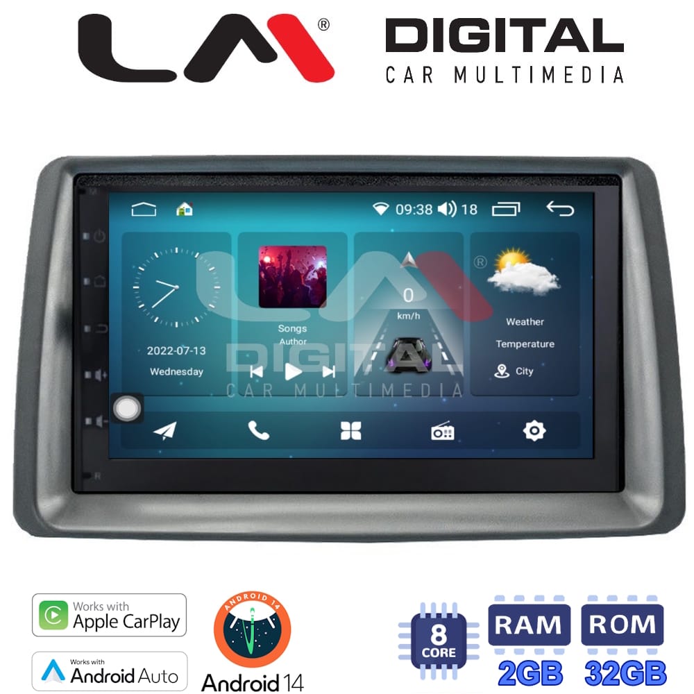 Οθόνη Multimedia (OEM Screen) για Fiat