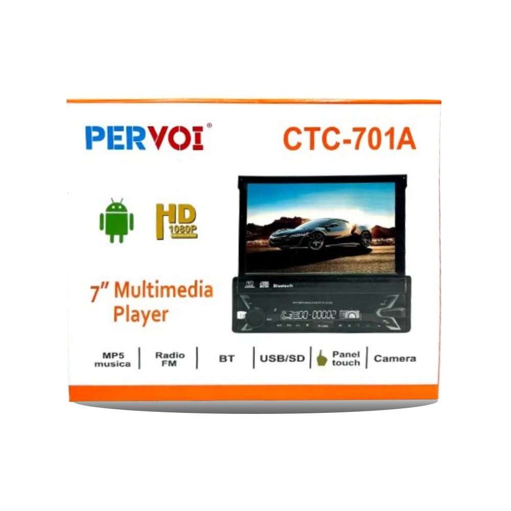 Ηχοσύστημα αυτοκινήτου CTC-701A με υποστήριξη Android, Bluetooth, USB και κάρτα SD σε αναλυτική παρουσίαση χαρακτηριστικών